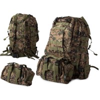 Kuprinė turistinė 48,5L leopardo